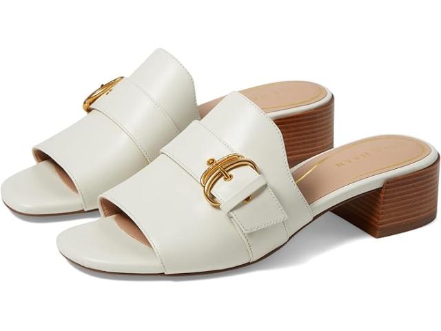 (取寄) コールハーン レディース クロスビー スライド サンダル Cole Haan women Crosby Slide Sandal Ivory Leather/Stack