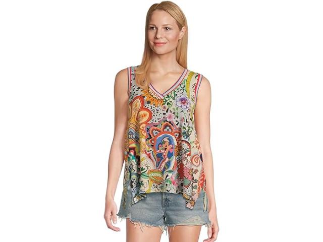 (取寄) ジョニー ワズ レディース ザ ジャニー フェーバリット フェーバリット V-ネック アメイジング Johnny Was women The Janie Favorite Favorite V-neck Amazing Amanda