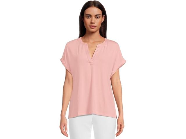 (取寄) トミーバハマ レディース カウアイ スプリット ネック ショート スリーブ  Bahama women Kauai Split Neck Short Sleeve Quartz Pink