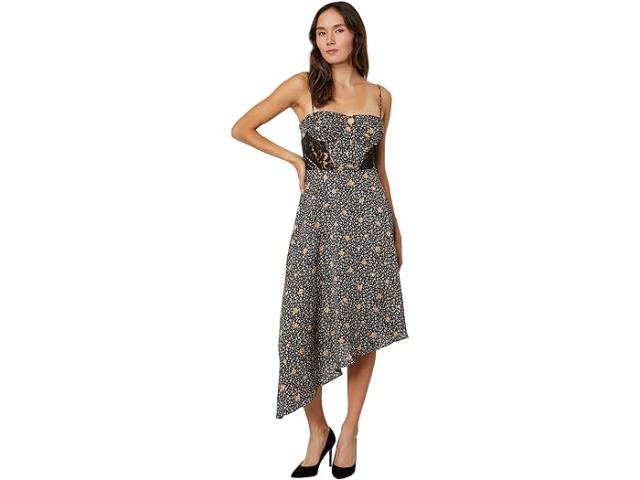 (取寄) エン セゾン レディース アンブレッタ ミディ ドレス en saison women Ambretta Midi Dress Black