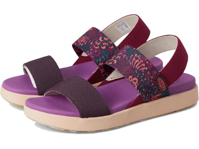 (取寄) キーン レディース エル バックストラップ KEEN women Elle Backstrap Beaujolais/Plum Perfect