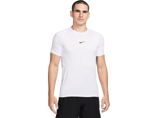 (取寄) ナイキ メンズ プロ ドライ-フィット スリム ショート スリーブ トップ Nike men Pro Dri-FIT Slim Short Sleeve Top White/Black