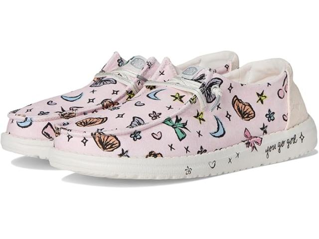 (取寄) ヘイデュードキッズ ウェンディ ダーリン (リトル キッド/ビッグ キッド) Hey Dude Kids Wendy Darlin (Little Kid/Big Kid) Pink/Multi