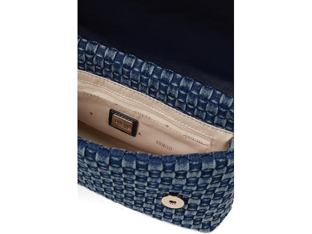 (取寄) ゲス レディース クロスボディ フラップ GUESS women GUESS Majka Crossbody Flap Denimの通販は
