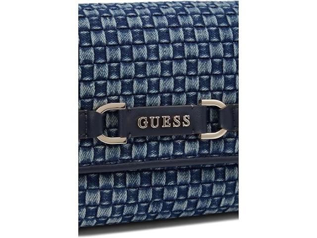 (取寄) ゲス レディース クロスボディ フラップ GUESS women GUESS Majka Crossbody Flap Denimの通販は