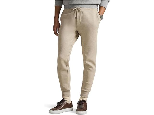 (取寄) ラルフローレン メンズ ダブルニット ジョガー パンツ Polo Ralph Lauren men Double-Knit Jogger Pant Tuscan Beige Heather 1