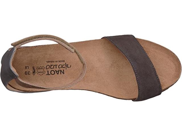 取寄) ナオト レディース ピクシー Naot women Pixie Oily Black Suede