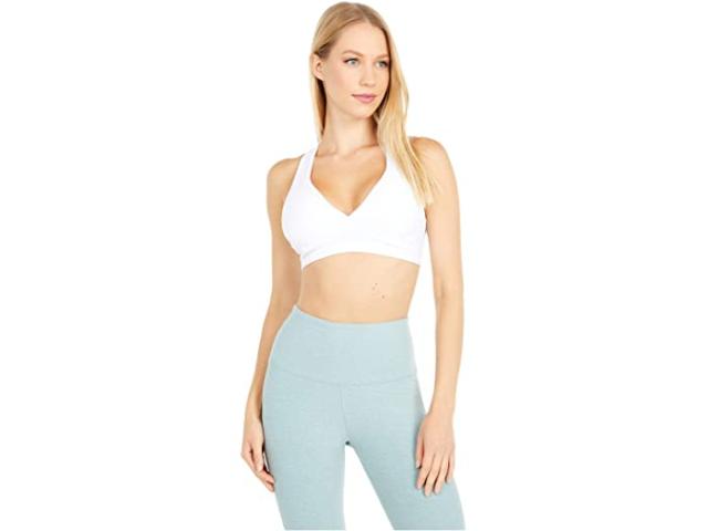 (取寄) ビヨンドヨガ レディース スペースダイ リフト ユア スピリッツ ブラ Beyond Yoga women  Spacedye Lift Your Spirits Bra Cloud White