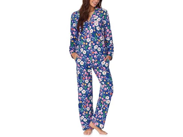 (取寄) ベッドヘッドパジャマズ レディース ロング スリーブ コットン ニット クラシック パジャマ セット Bedhead PJs women Long Sleeve Cotton Knit Classic Pajama Set Flower Marketの通販は 27,547円