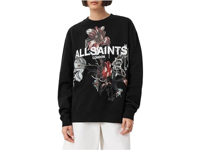 (取寄) オールセインツ レディース アニア エッタ スウェット AllSaints women Ania Etta Sweat Black