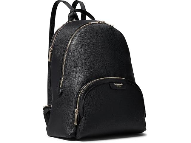 (取寄) ケイトスペード レディース ハドソン ペブルド レザー ラージ バックパック Kate Spade New York women Hudson Pebbled Leather Large Backpack Black
