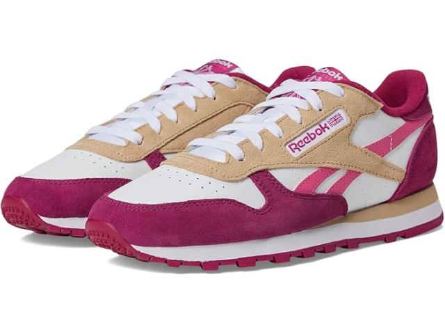 (取寄) リーボック ライフスタイル レディース クラシック レザー Reebok Lifestyle women Classic Leather White/True Pink/Very Berry