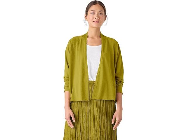 (取寄) アイリーン フィッシャー レディース ラグラン スリーブ カーディガン Eileen Fisher women Raglan Sleeve Cardigan Golden Pear