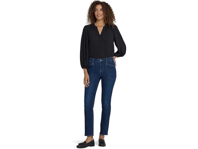 (取寄) エヌワイディージェイ レディース シェリ スリム NYDJ women Sheri Slim Ink Skyline