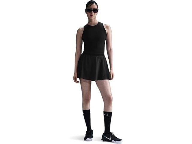 (取寄) ナイキ レディース コート アドバンテージ ドライ-フィット ショート テニス スカート Nike women Court Advantage Dri-fit Short Tennis Skirt Black/Black