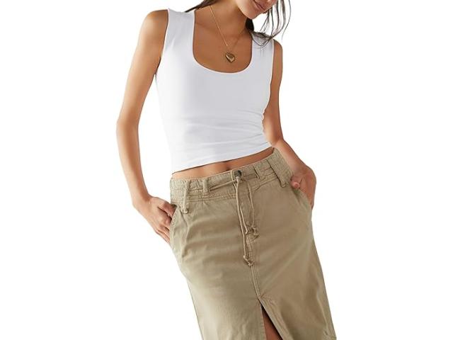 (取寄) フリーピープル レディース クリーン ラインズ マッスル カミ Free People women Free People Clean Lines Muscle Cami White