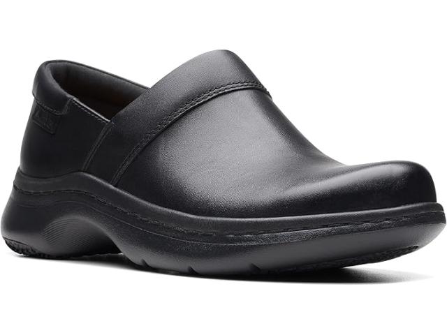 (取寄) クラークス レディース プロ ジェム Clarks women Clarks ClarksPro Gem Black Leatherの通販は