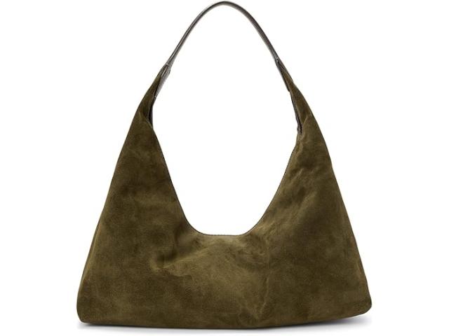 (取寄) メイドウェル レディース スエード スロウチ ショルダー バッグ Madewell women Suede Slouchy Shoulder Bag Loden
