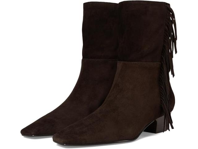 (取寄) メイドウェル レディース リア フリンジ ブーツ - スエード Madewell women Lia Fringe Boot - Suede Dark Carob