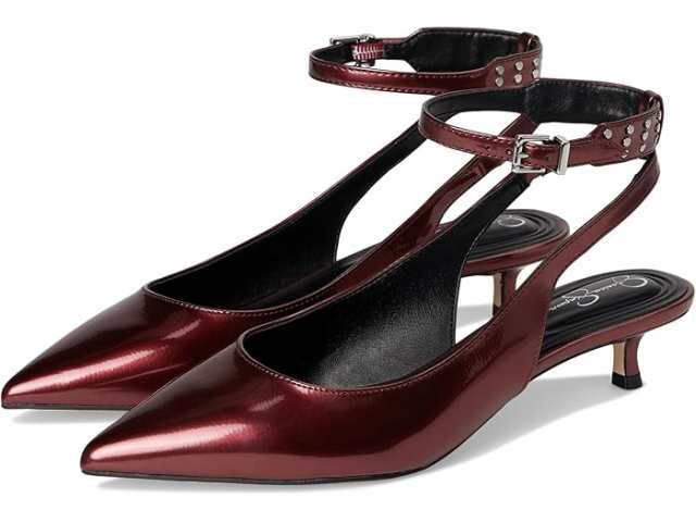 (取寄) ジェシカ シンプソン レディース キトン ヒール ポンプ Jessica Simpson women Jessica Simpson Vellana Kitten Heel Pump Oxbloodの通販は