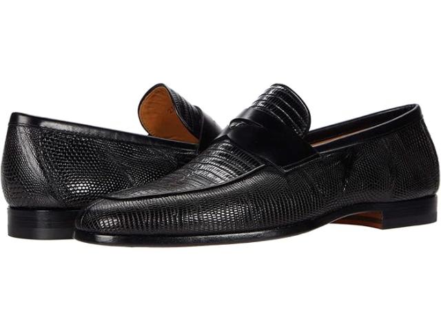 (取寄) マグナーニ メンズ ビセンテ Magnanni men Vicente Black Lizard 2