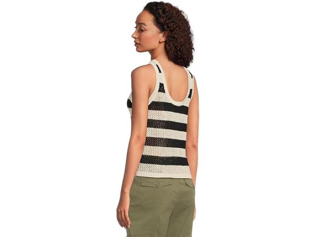 (取寄) サンクチュアリ レディース メッシュ ステッチ シェル Sanctuary women Mesh Stitch Shell Black/Chalk Stripe 2 取寄) サンクチュアリ レディース メッシュ ステッチ シェル Sanctuary