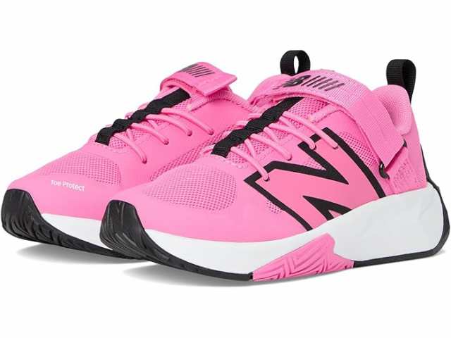 (取寄) ニューバランス キッズ キッズ フューエルセル プレイ v1 フック-アンド-ループ (リトル キッド) New Balance Kids kids Fuelcell Play v1 Hook-and-Loop (Little Kid) Signal Pink/Blackの通販は