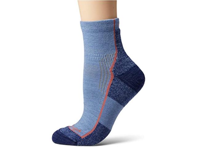 (取寄) ダーンタフバーモント レディース ハイカー 1/4 ソックス クッション Darn Tough Vermont women  Hiker 1/4 Socks Cushion Dusk Denimの通販は 7,586円