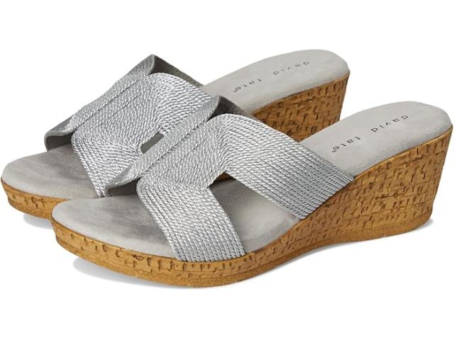 (取寄) デビッドテイト レディース ヴィーブ David Tate women Vibe Silver Rayon Fabric