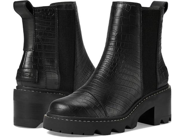 (取寄) ソレル レディース ジョアン ナウ チェルシー SOREL women Joan Now Chelsea Black/Tawny Buff