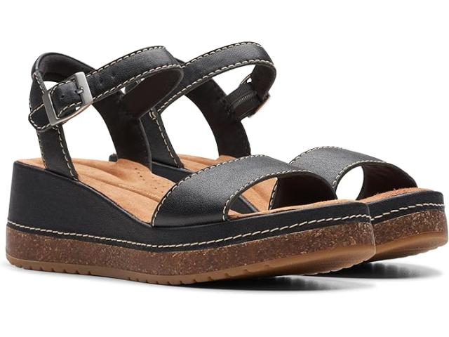 (取寄) クラークス レディース カッサンダ リリー Clarks women Kassanda Lily Black Leather