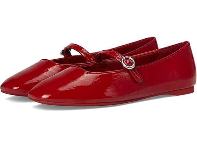 (取寄) ケイトスペード レディース ハロ メアリー ジーン フラッツ Kate Spade New York women Halo Mary Jane Flats Dark Scarlet