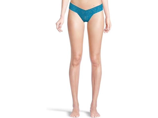 (取寄) ハンキー パンキー レディース シグニチャー レース ロウ ライズ トング Hanky Panky women Signature Lace Low Rise Thong Mediterranean Sea