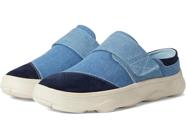 (取寄) バイオニック レディース ロータス RX リカバリー シューズ VIONIC women Lotus Rx Recovery Shoes Navy Blazer Leather/Denim