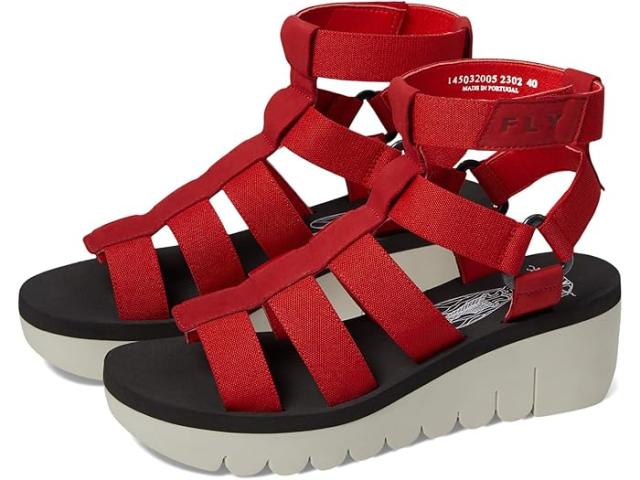 (取寄) フライロンドン レディース YUFI032FLY FLY LONDON women YUFI032FLY Lipstick Red/Red Cupido/Elastic