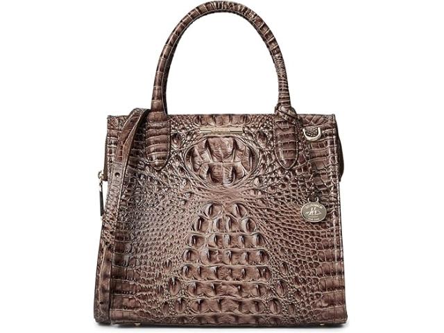 (取寄) ブラーミン レディース スモール キャロライン Brahmin women Small Caroline Smokey Taupe