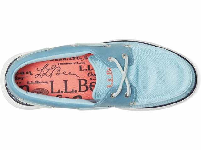 (取寄) エルエルビーン レディース ケネベック シューズ 2 アイ モック L.L.Bean women L.L.Bean Kennebec Shoe 2 Eye Moc Mist Blueの通販は
