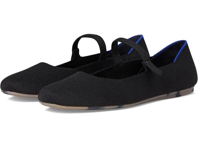 (取寄) レディース ザ スクエア メアリー ジーン Rothy's women The Square Mary Jane Black