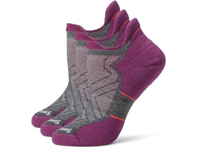 (取寄) スマートウール レディース ラン ターゲッティド クッション ロー アンクル ソックス 3 パック Smartwool women Run Targeted Cushion Low Ankle Socks 3 Pack Medium Gray