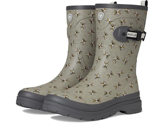 (取寄) アリアット レディース ケルマーシュ ミッド ラバー ブーツ Ariat women Kelmarsh Mid Rubber Boots Bee Print