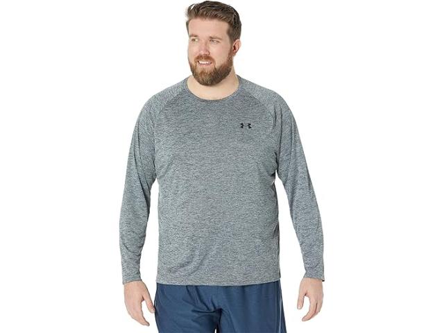 (取寄) アンダーアーマー メンズ Ua テック 2.0 ロング スリーブ Under Armour men UA Tech 2.0 Long Sleeve Pitch Gray/Black