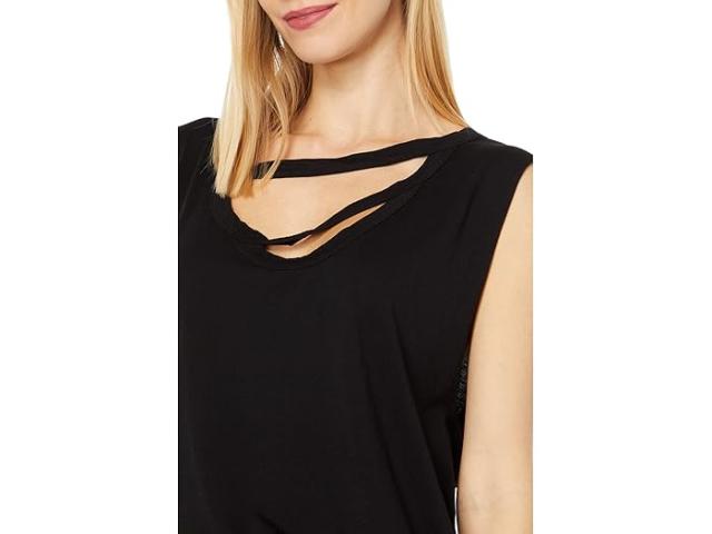 ラメイド (LAmade) レディース Tシャツ トップス Fitted V-Neck Tee (Black) La Made  Long Sleeve Crew Neck Top Women  Sleeve スリーブ