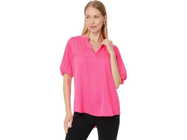 (取寄) ヴィンスカムート レディース 1/4 パフ スリーブ ブラウザ Vince Camuto women Vince Camuto 1/4 Puff Sleeve Blouse Hot Pinkの通販は 14,399円