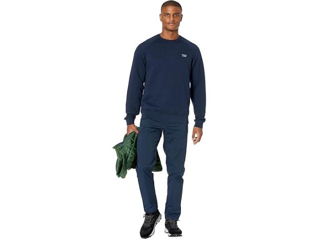 (取寄) エルエルビーン メンズ キルテッド クルー ネック レギュラー L.L.Bean men L.L.Bean Quilted Crew Neck Regular Classic Navy