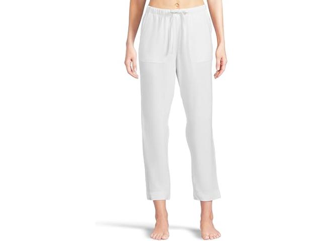 (取寄) ベアフットドリームス レディース リネン ブレンド パンツ Barefoot Dreams women Linen Blend Pant White