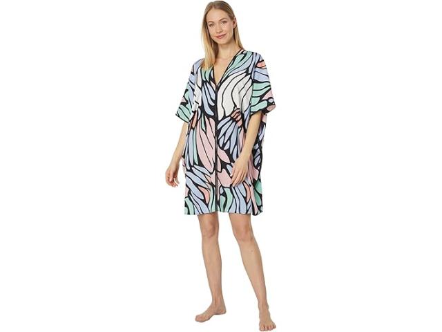 (取寄) ナトリ レディース パピヨン ショート カフタン Natori women Papillon Short Caftan Periwinkleの通販は 29,484円