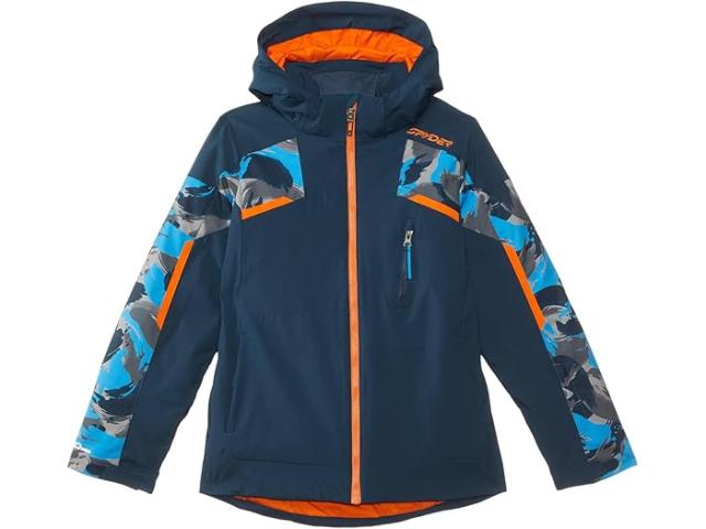 (取寄) スパイダー キッズ ボーイズ リーダー ジャケット (ビッグ キッド) Spyder Kids boys Spyder Kids Leader Jacket (Big Kid) Camo Aether Blueの通販は