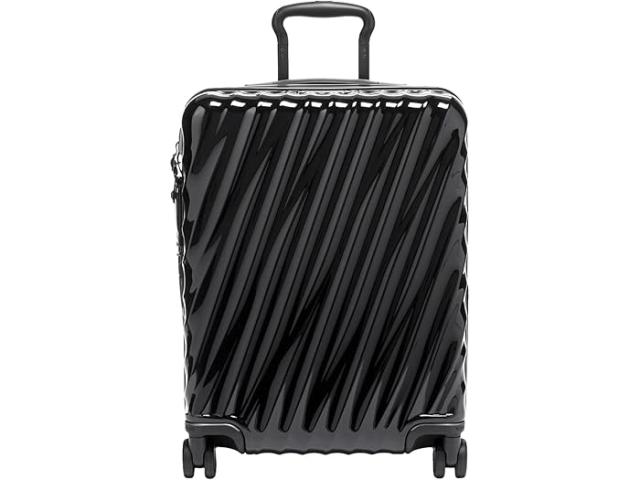 (取寄) トゥミ 19 ディグリー ポリカーボネイト コンチネンタル エクスパンダブル 4 ホイール キャリーオン Tumi Tumi 19 Degree Polycarbonate Continental Expandable 4 Wheel Carry-On Black