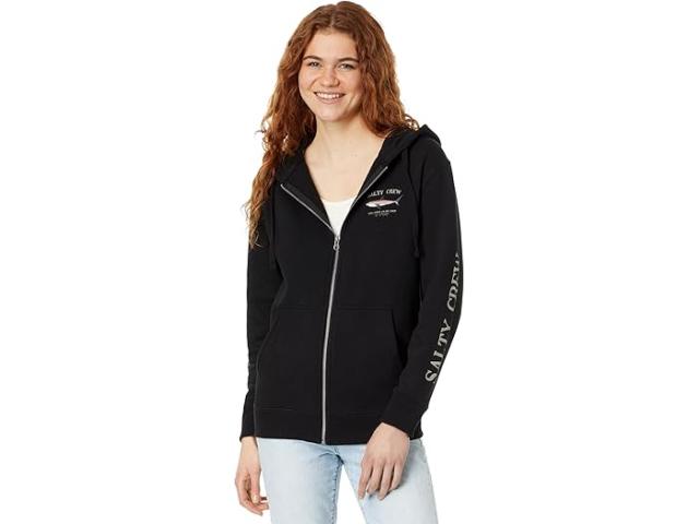 (取寄) ソルティ クルー レディース ブルース フル ジップ ブーディ Salty Crew women Bruce Full Zip Hoodie Blackの通販は