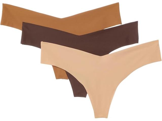 (取寄) コマンドー レディース クラシック トング 3-パック Commando women Classic Thong 3-Pack Caramel/Mocha/Beige